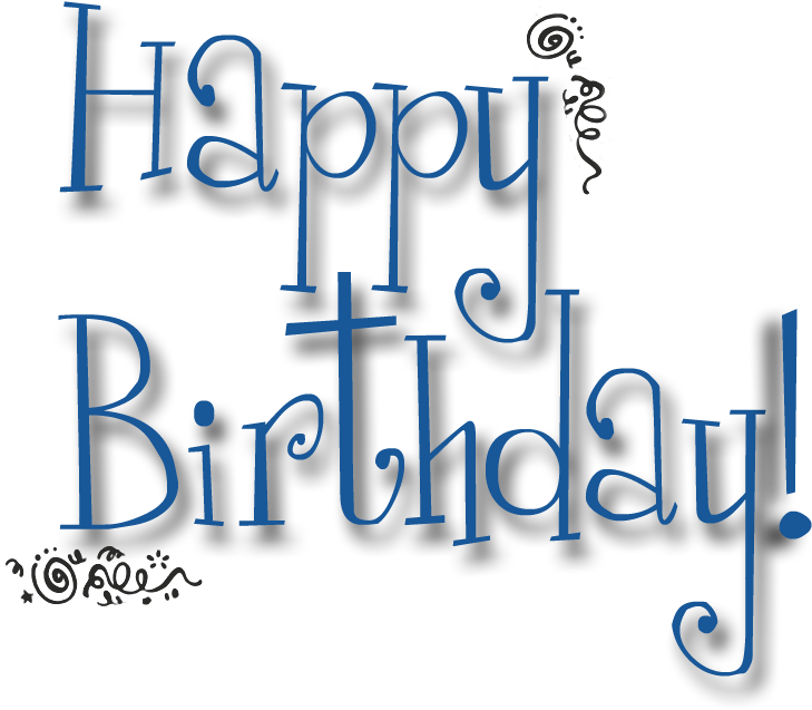 Happy Birthday Text Png Images - Happy Birthday Images Small Size (792x758)