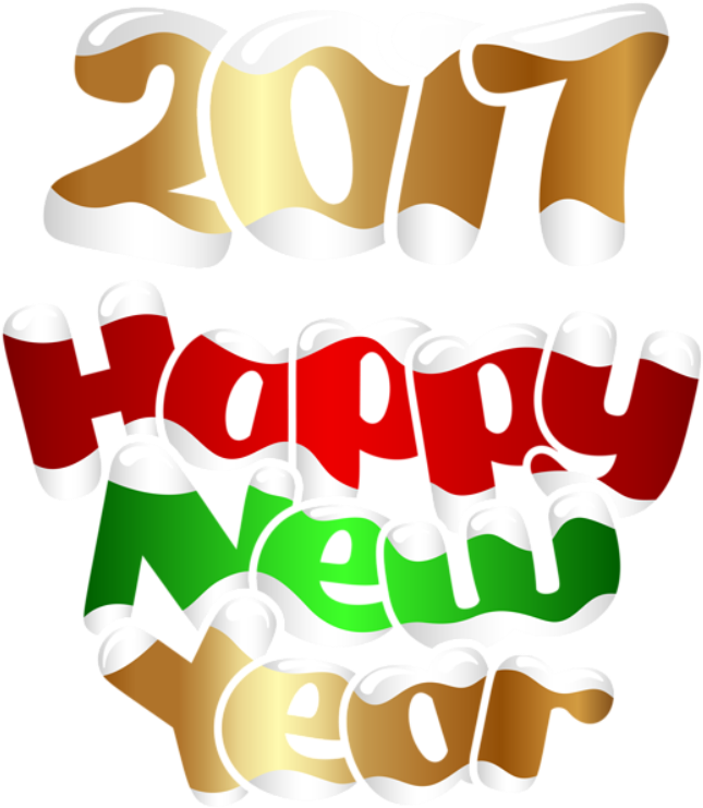 2017 Happy New Year Transparent Png Clip Art Image - Happy New Year 2018 Images With Name (650x749)