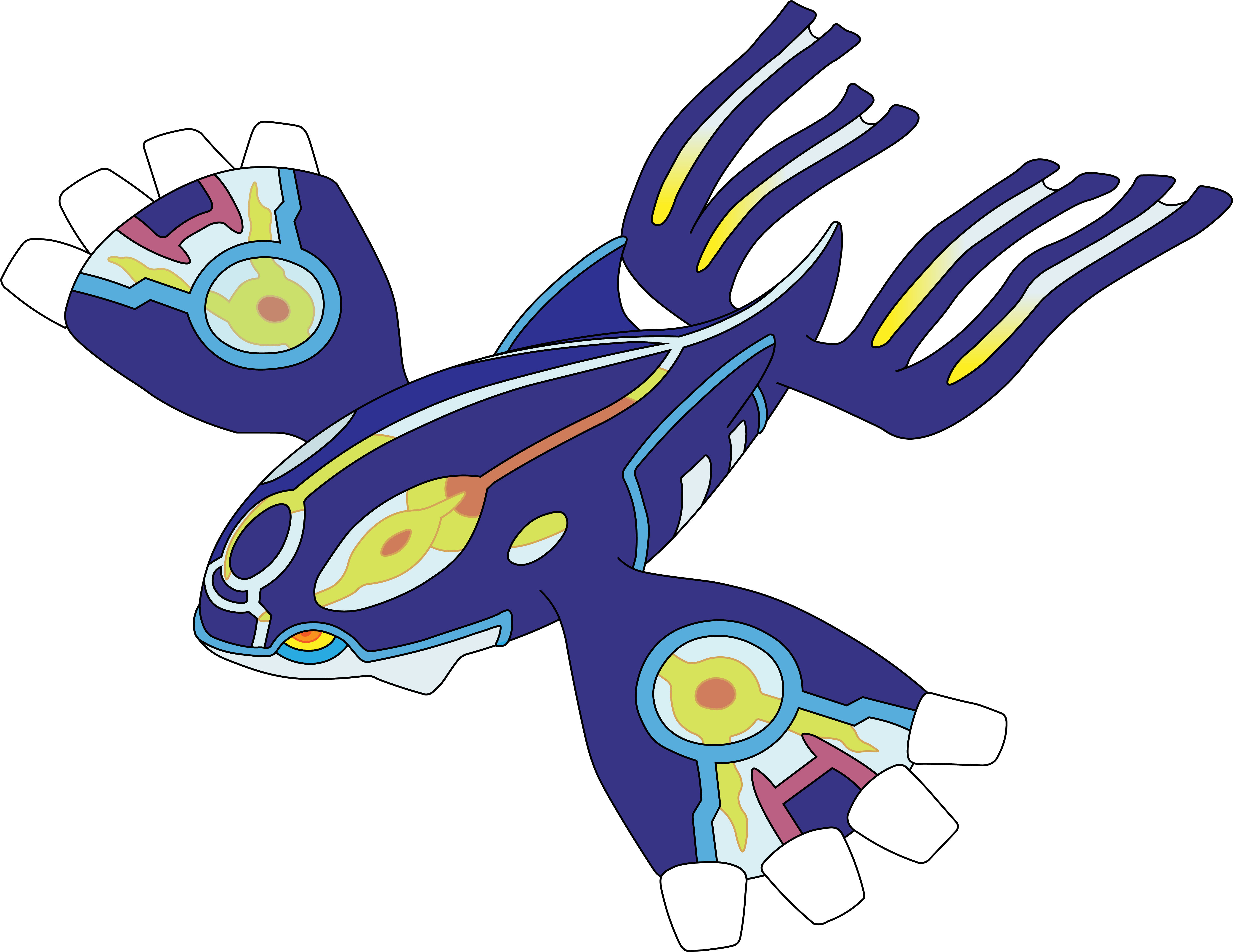 Primo-kyogre - Draw Pokemon Primal Kyogre (8000x4500)