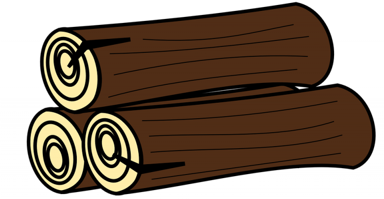 Wood Clipart Free Wood Stem Tree Free Vector Graphic - Log Clipart (768x467)
