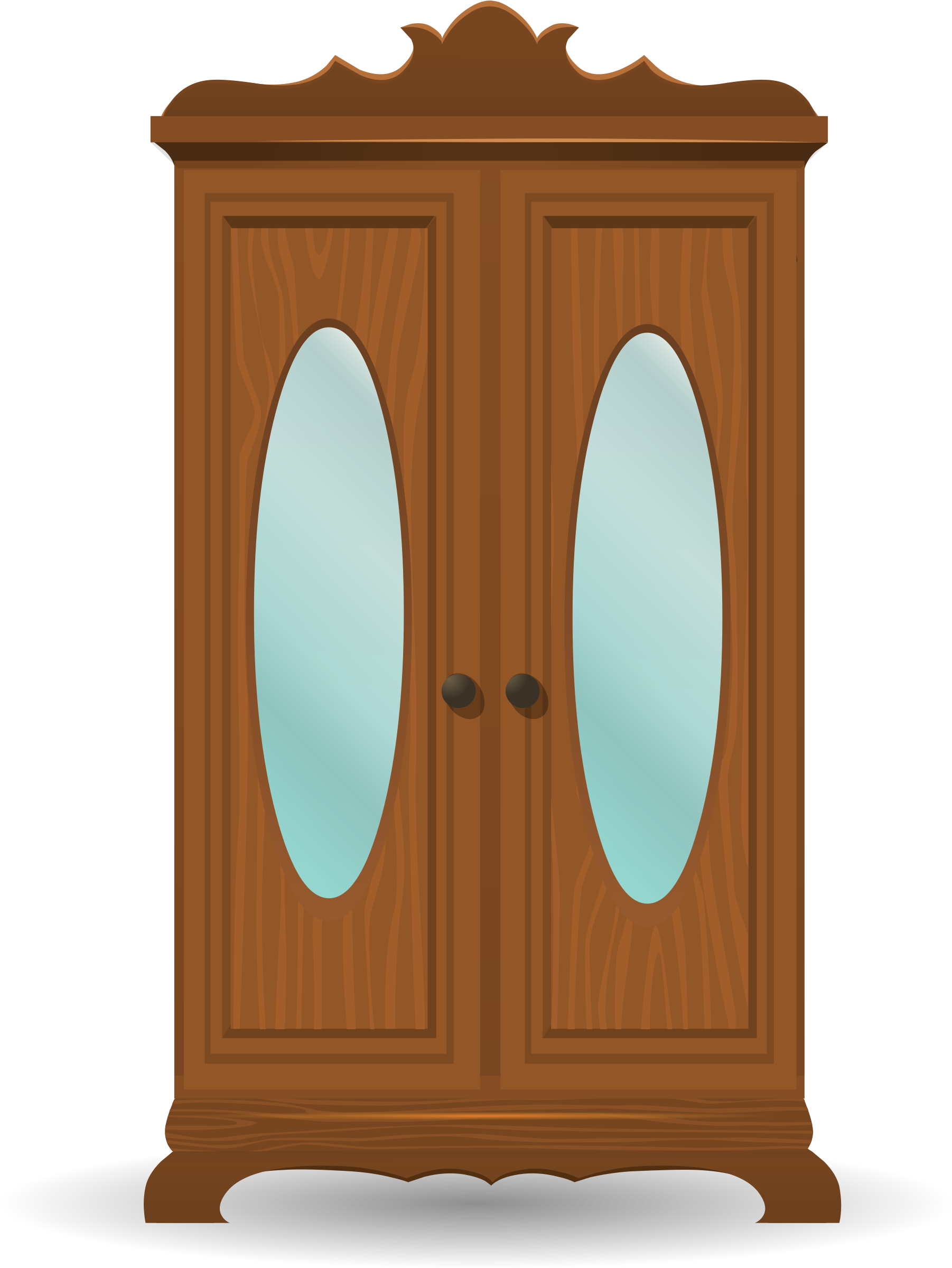 Wardrobe Clipart - Cabinet Clipart (1808x2400)