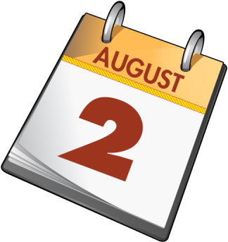 Wcf Calendar Event Day - August 2nd Calendar (400x400)