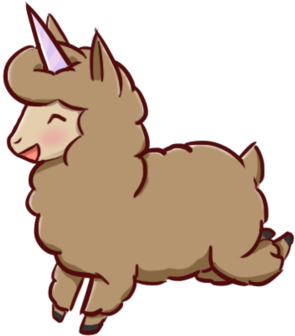 Blueoceaneyes101 15 2 Chibi Unillama By Blueoceaneyes101 - Drawing (800x601)