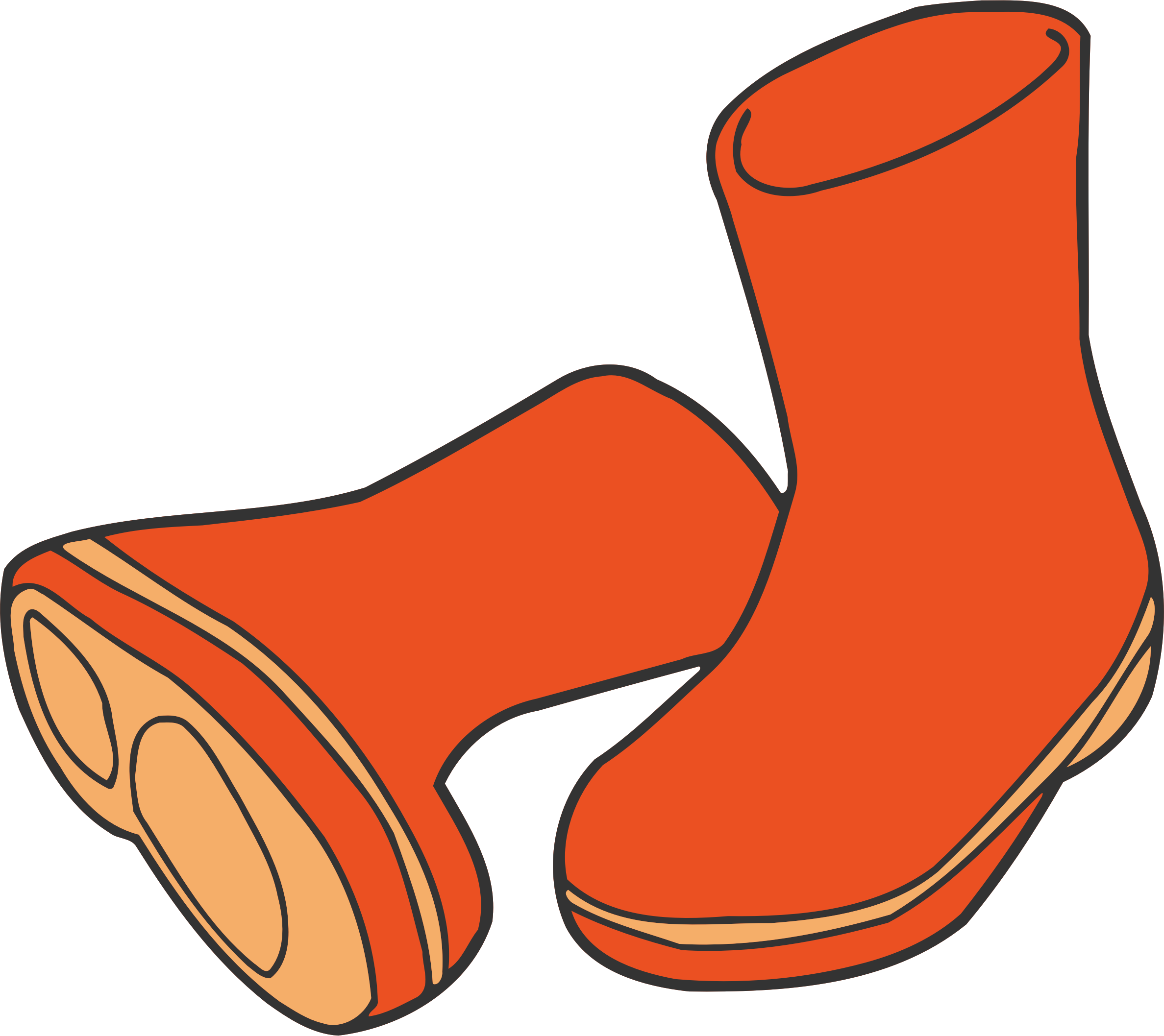 Big Image - Clip Art Rain Boots (2375x2115)