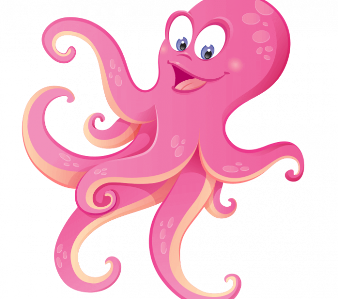 Octopus Pictures For Kids A Dip In The Sea Wallstickers - Octopus Kids (678x600)