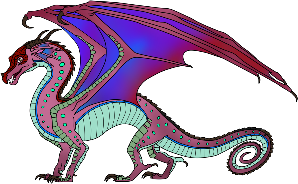 Rain/skywing Hybrid For Freewingedwulf By Lunarnightmares981 - Wings Of Fire Hybrids (1119x713)