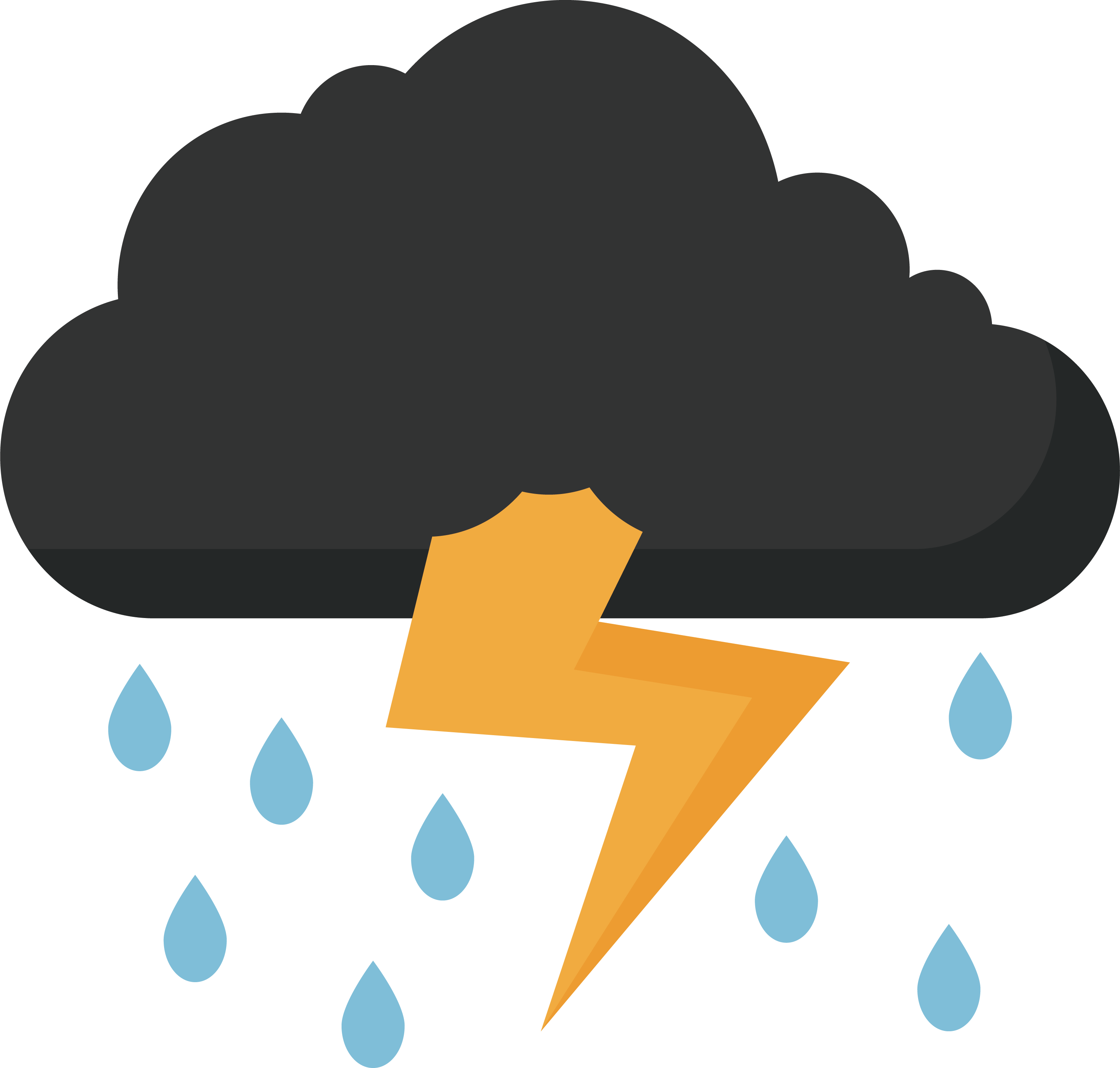 Thunder Lightning Clip Art - Thunder And Lightning Clipart (3079x2936)
