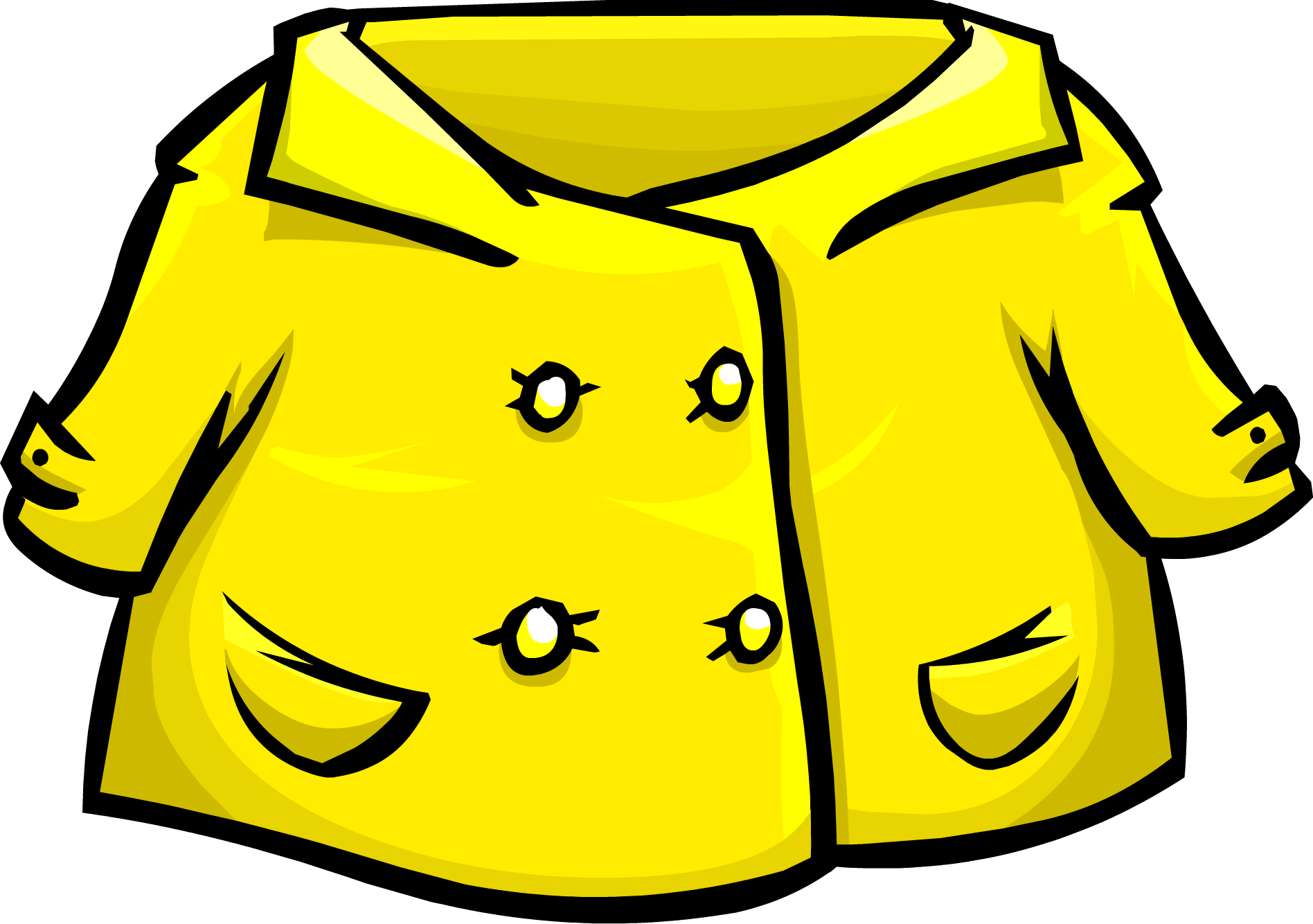 Yellow Raincoat - Yellow Raincoat Cartoon (1896x1334)