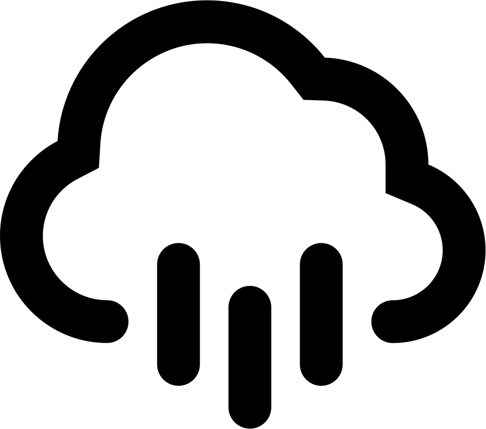Cloud Of Rain Comments - Scalable Vector Graphics (981x866)