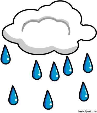 Free Cloud And Rain Clipart Png Image - Clip Art (450x450)