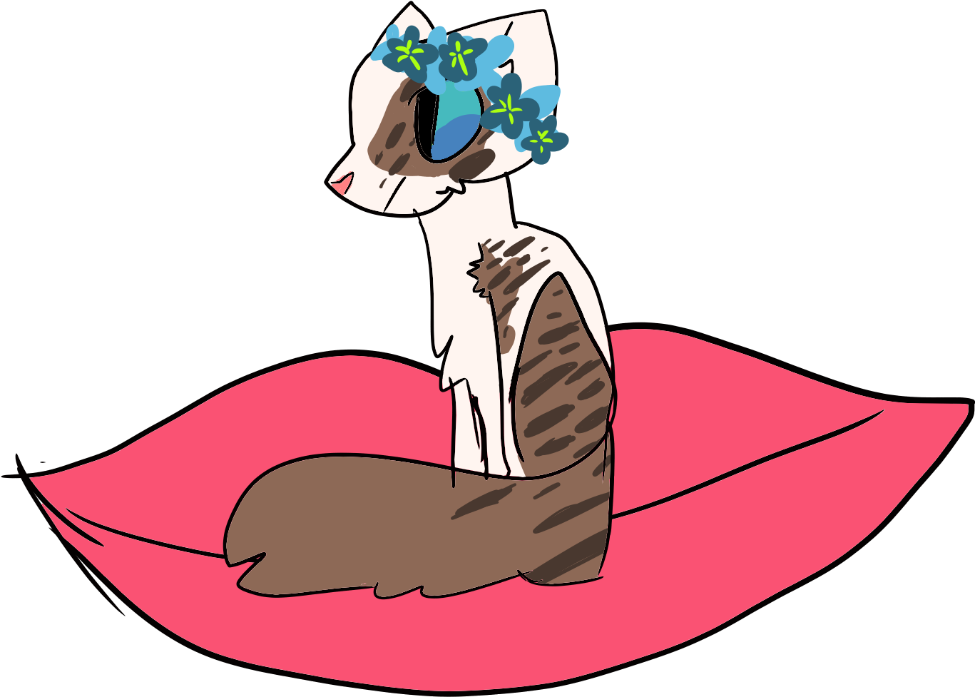 One Kiss Fanart7 - Cat Grabs Treat (1600x1200)