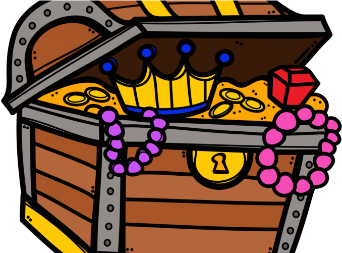 Treasure Chest Open - Treasure Chest Clipart (740x500)