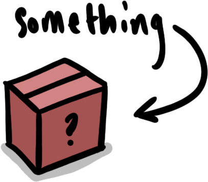 Box Clipart Guess - Guess What Is Inside The Box (497x452)