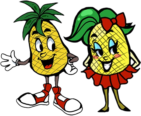 Meet Pineapple Pete And Peggy, Hdb Mascots - Peggy Olson (500x400)