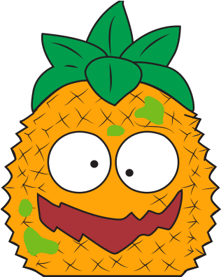 Sour Pineapple Orange - Vector Graphics (400x400)