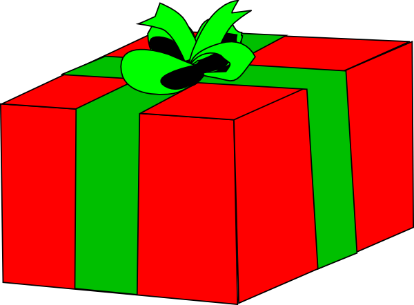 Birthday Present Clip Art (600x442)