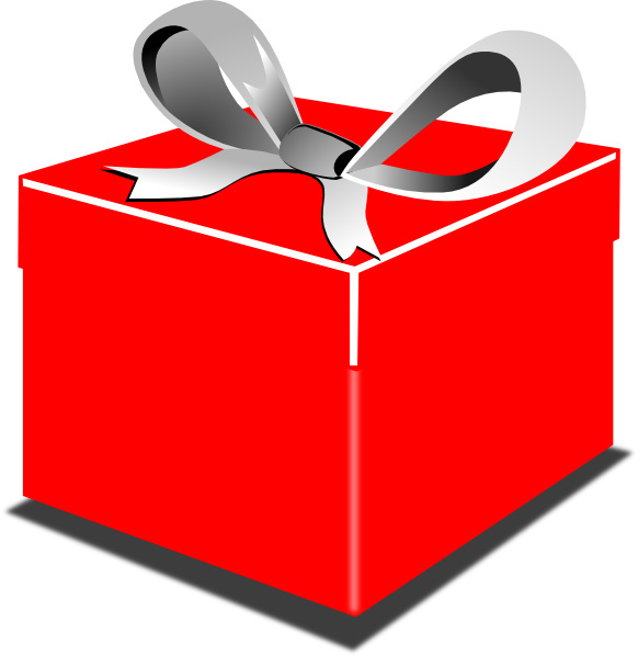 Transparent Background Gift Clipart (582x598)