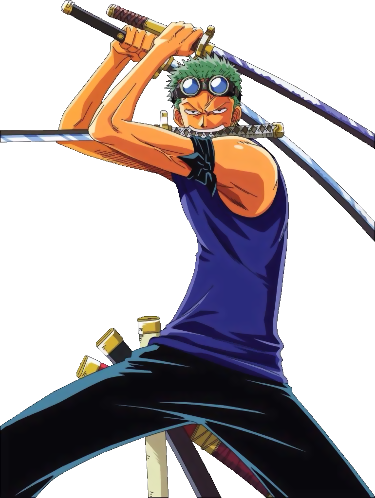 Roronoa Zoro As He Appears In The Skepiea Arc - One Piece Character With Swords (770x1024)