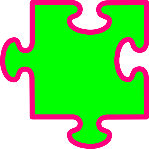 Puzzle Pieces Clip Art (600x600)