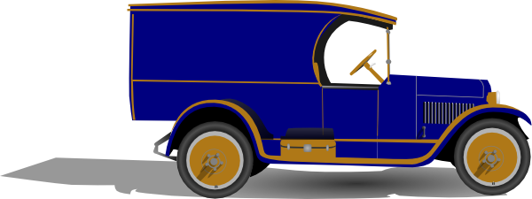 Cars Classic Cartoon Car Clipart Clipart Kid - Cartoon Old Fashion Car (600x225)