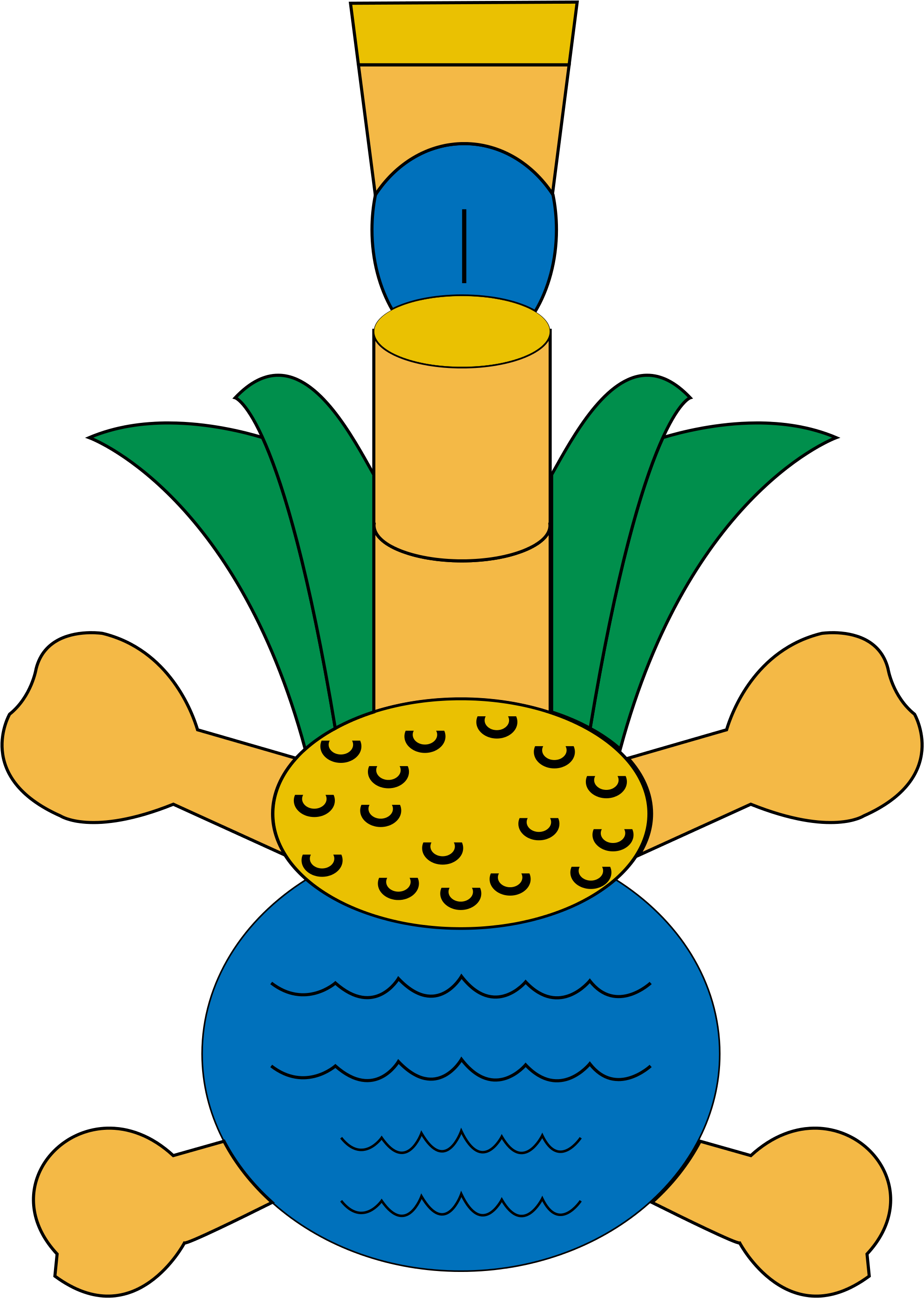 Cartoon Pineapple 23, Buy Clip Art - Los Reyes Acaquilpan (2000x2828)