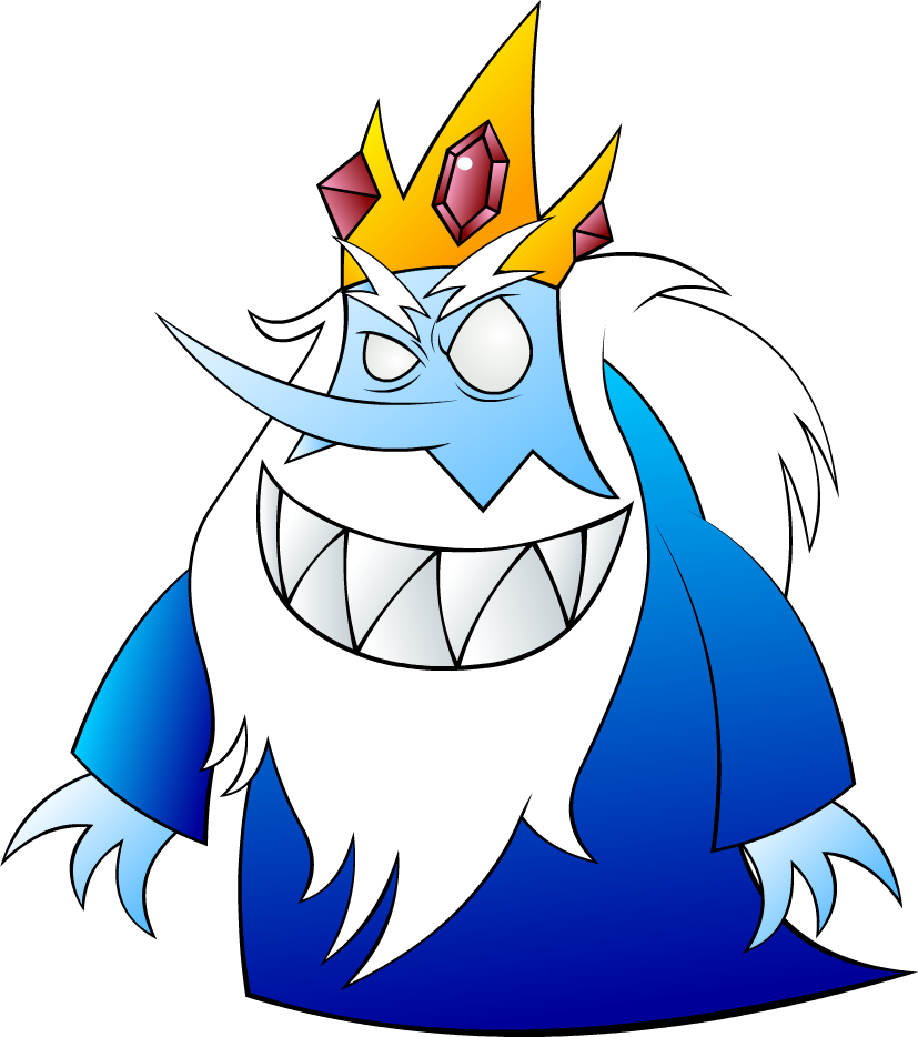 The Ice King By Megadrivesonic - Adventure Time Ice King Png (827x934)