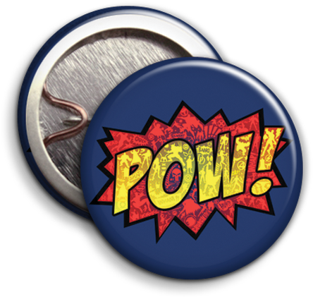 Batman Pow - Arctic Monkeys Badges (500x500)