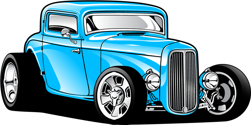 Hot Rod - Clip Art Hot Rod Png (1200x750)