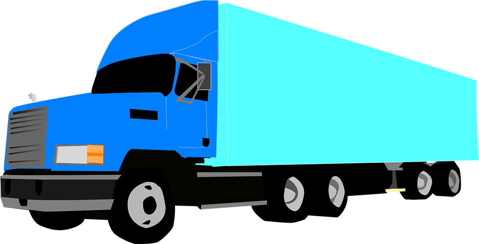 Car Accident Clipart 22, - 18 Wheeler Clip Art (960x490)