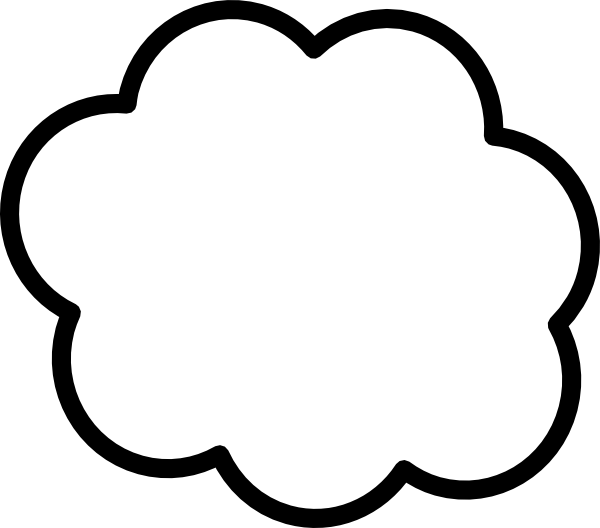 White Cloud Icon Png - (600x528) Png Clipart Download