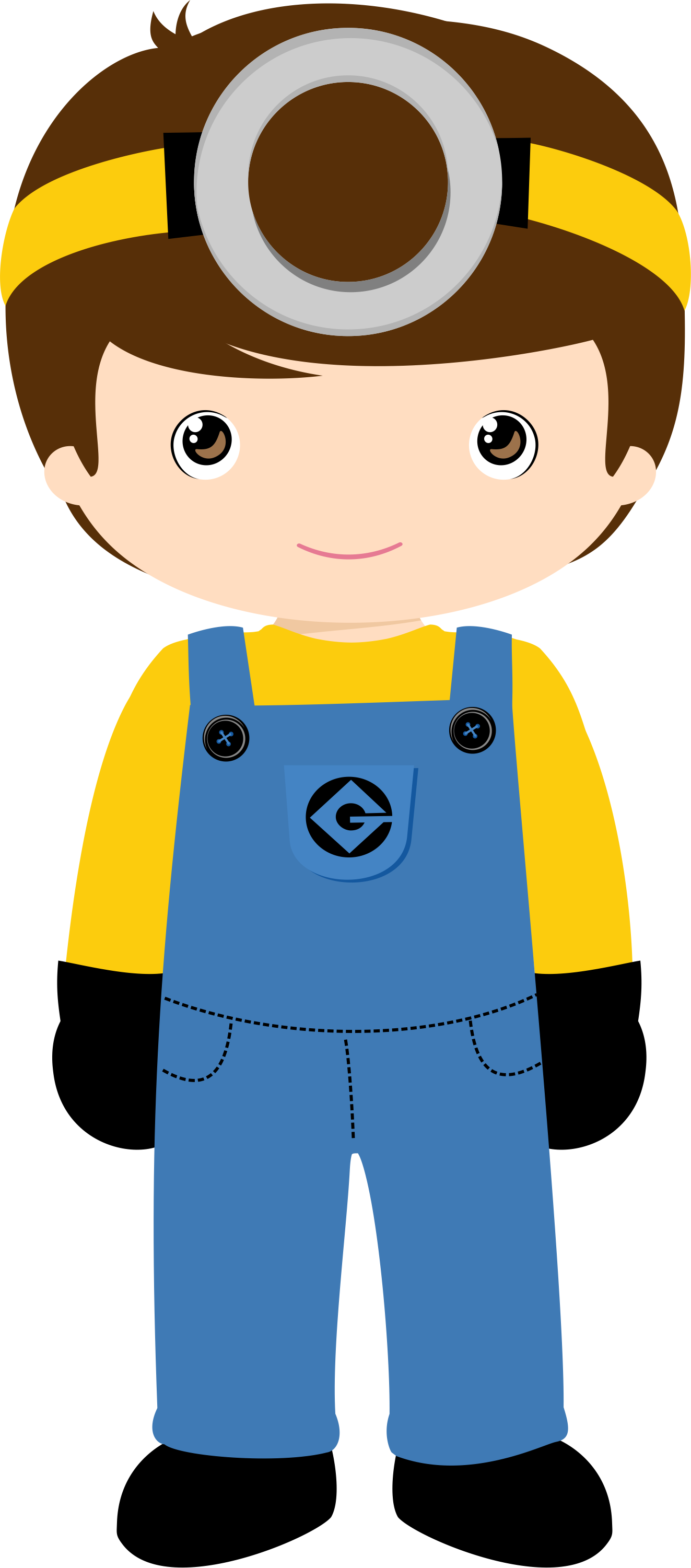 Minions - Menino Minions Png (1323x3001)