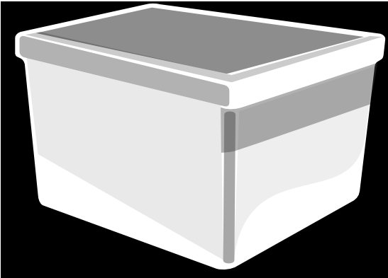 Tote Clip Art - Clipart Plastic Tote (546x598)