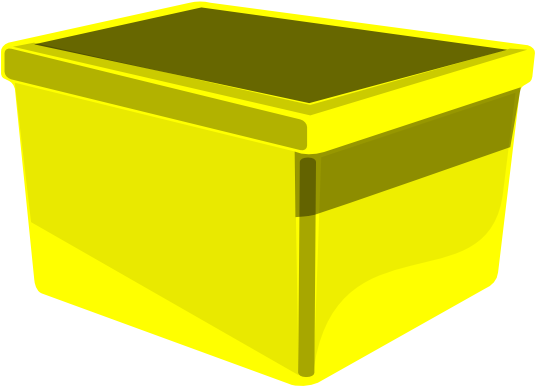 Plastic Bin Clip Art (534x599)