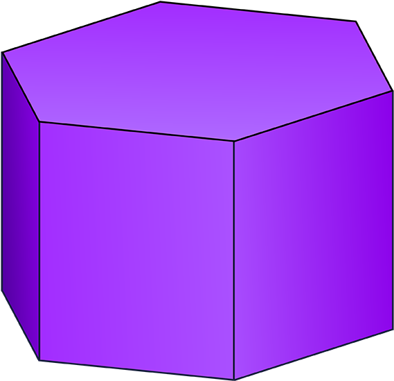 Hexagonal Prism - 3d Shape - Geometry - Nets Of Solids - 3d Shapes Hexagonal Prism (600x600)