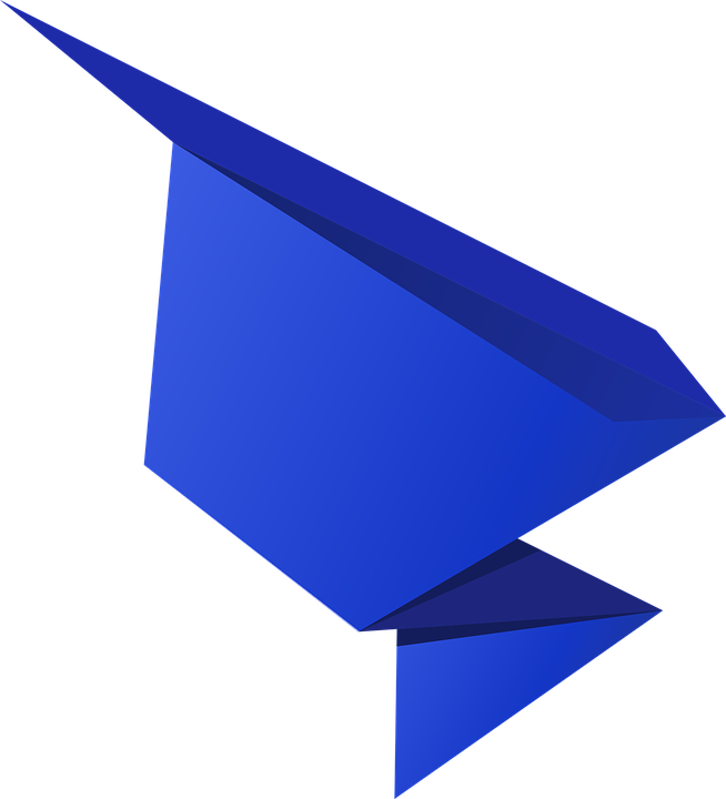 Origami Clipart Folded Paper - Origami (654x720)