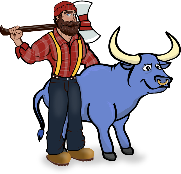 About Us - Paul Bunyan Clipart (648x612)