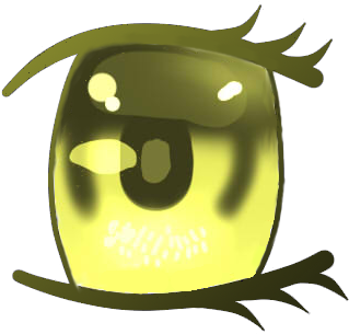 Yellow Anime Eye By Ataro-chan - Yellow Anime Eyes Transparent (512x512)