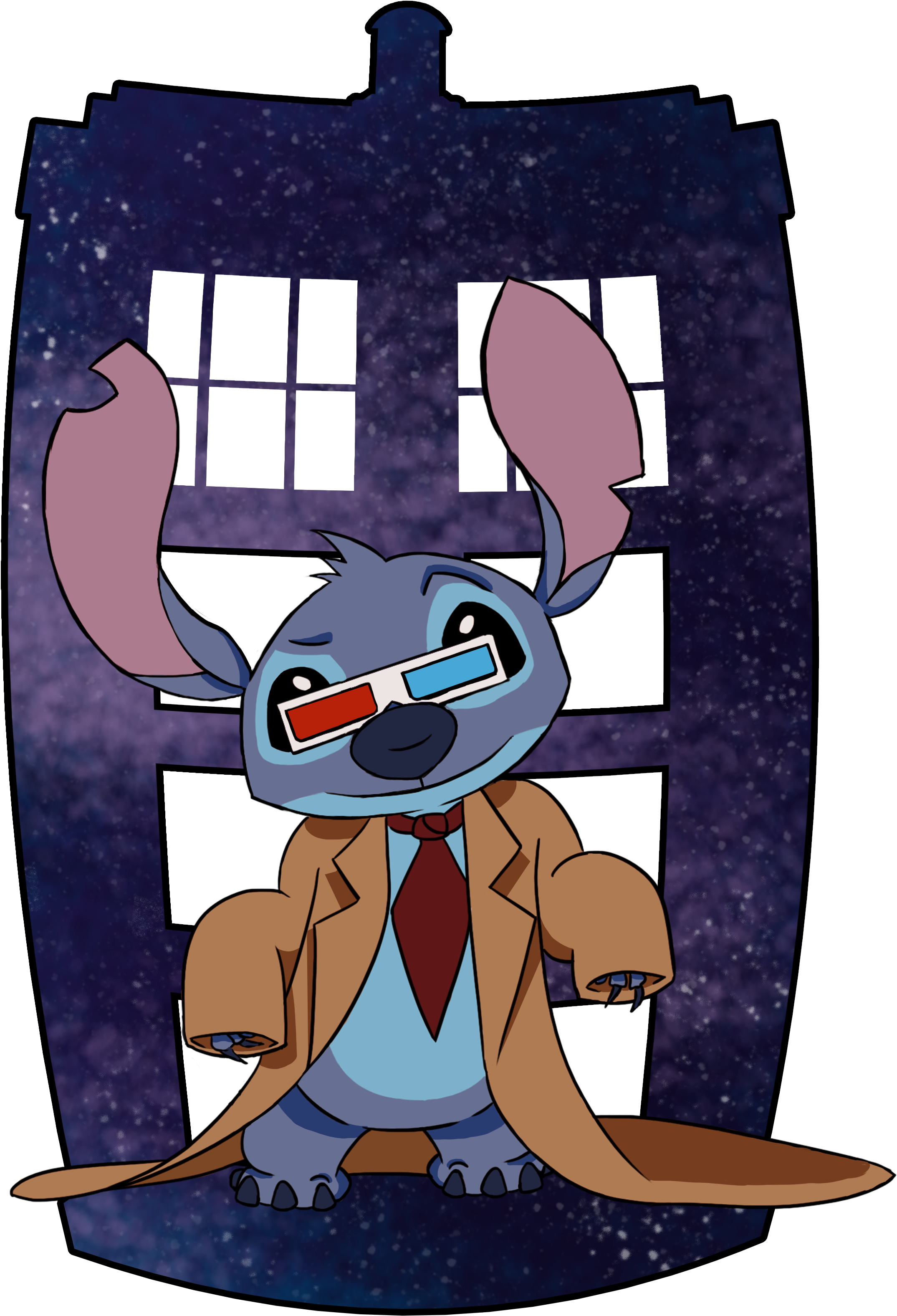 Dr Who And Stitch (2480x3508)