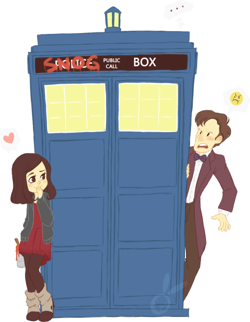 “ “the Tardis Is Not A Snog Box ” ” - Not A Snog Box (500x643)