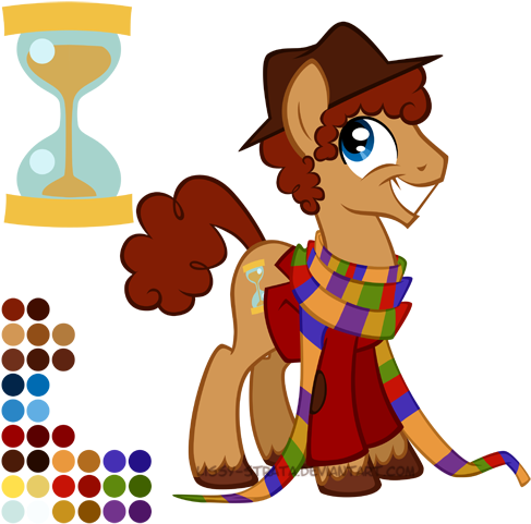 Fourth Doctor By Lissy-strata - Mlp Doctor Who Second Doctor Lissy Strata (504x504)