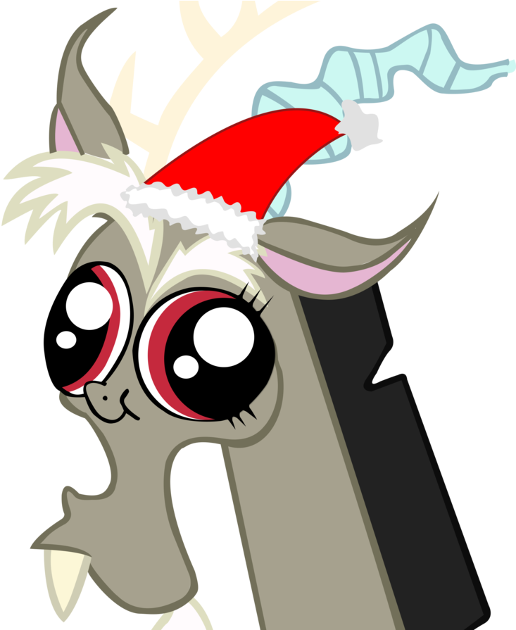 Ho Ho Ho It's Discord The Christmas Draconequus By - Kawaii Discord Mlp (894x894)