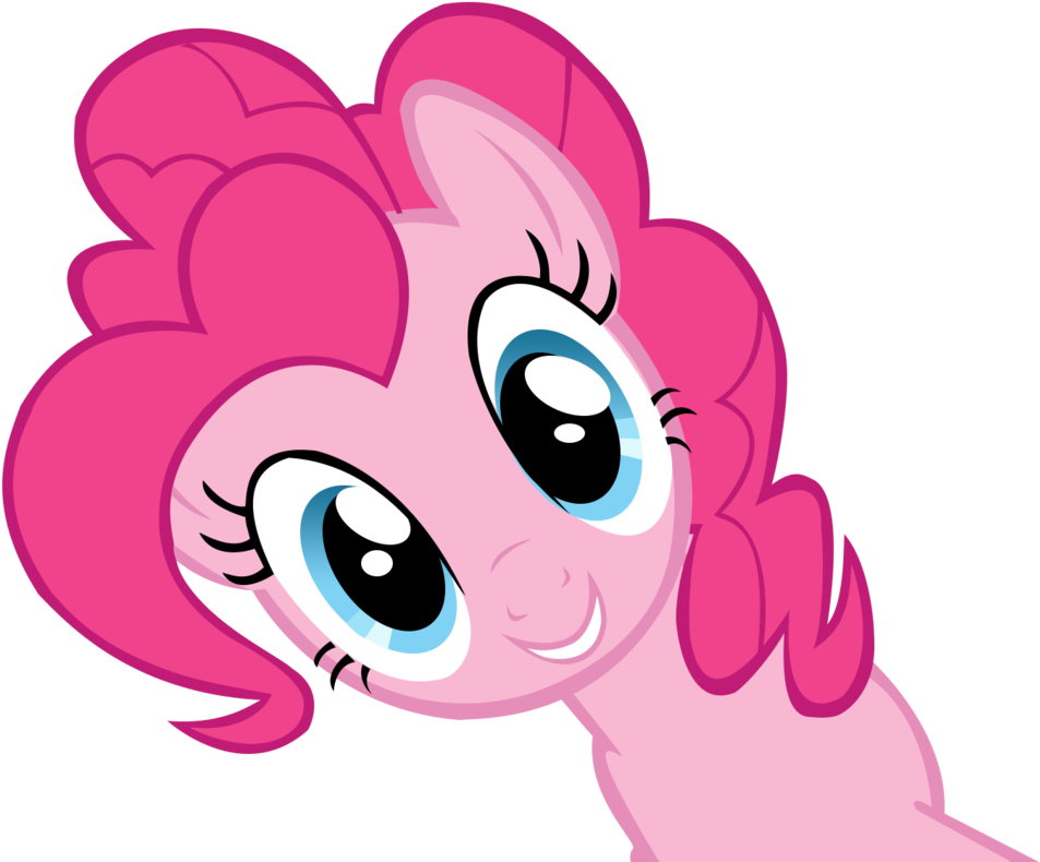 Pinkie Pie Vector By Tardisbrony - My Little Pony Pinkie Pie Face (1000x798)