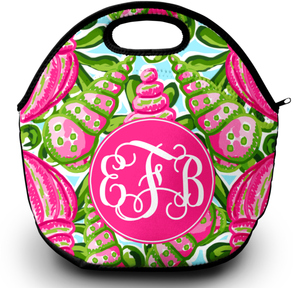 Never Hunt For Your Lunch Box Again With This Colorful - Pishposhpendants Royal Blue Monogram Earrings, Monogram (600x600)
