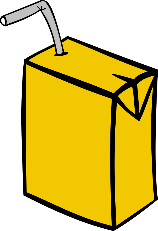 Juice Box Clipart - Juice Box Coloring Page (548x800)