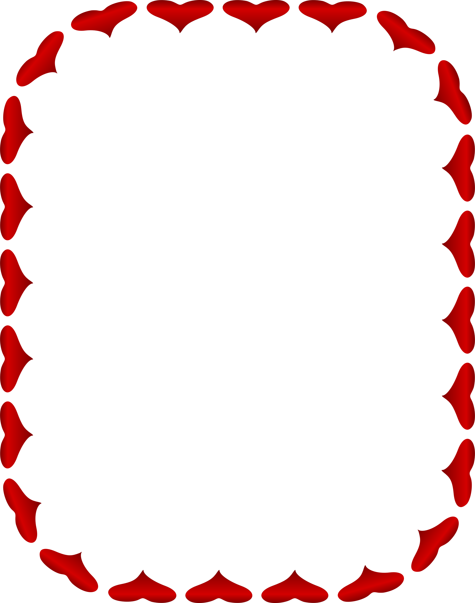 Heart Valentine's Day Picture Frames Clip Art - Heart Valentine's Day Picture Frames Clip Art (1892x2400)
