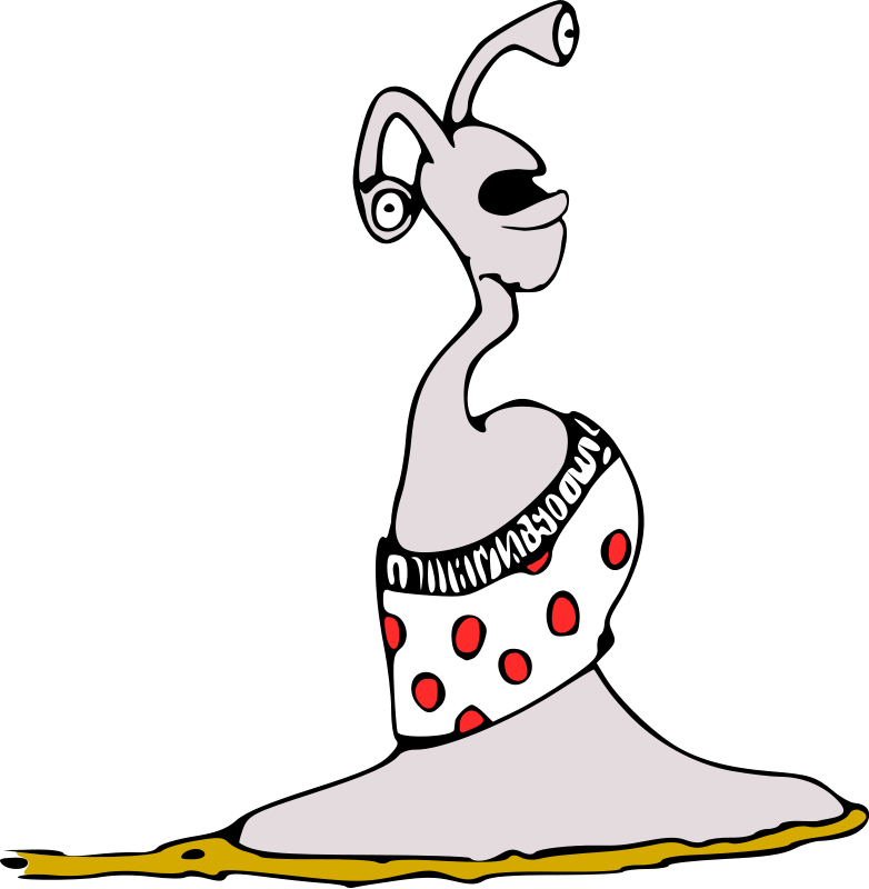 Boxe Clip Art Download - Funny Cartoon Alien Shower Curtain (958x983)