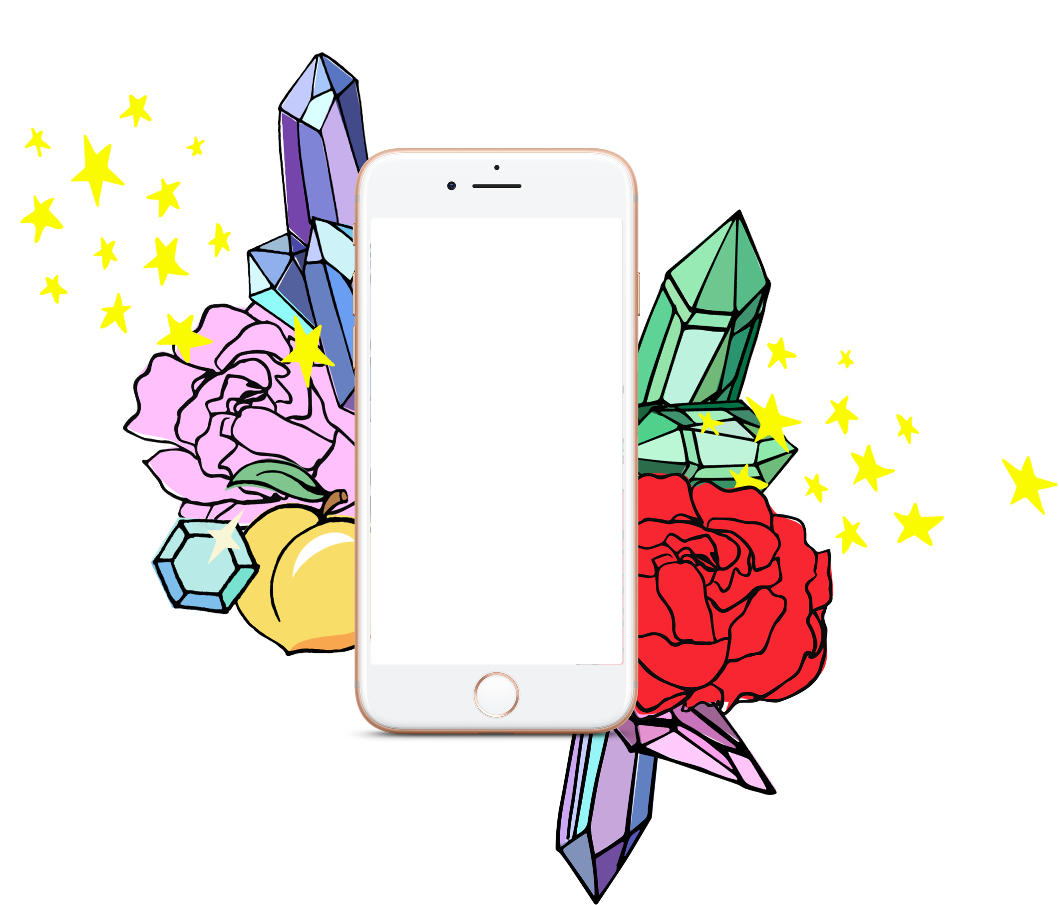 Add Simple Design, Brushes, Text And Stickers To Your - Design (2121x1812)