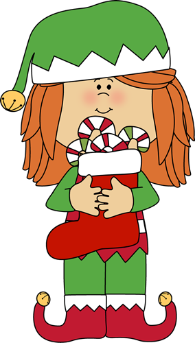Clipart - Boy And Girl Elf Clip Art (284x500)