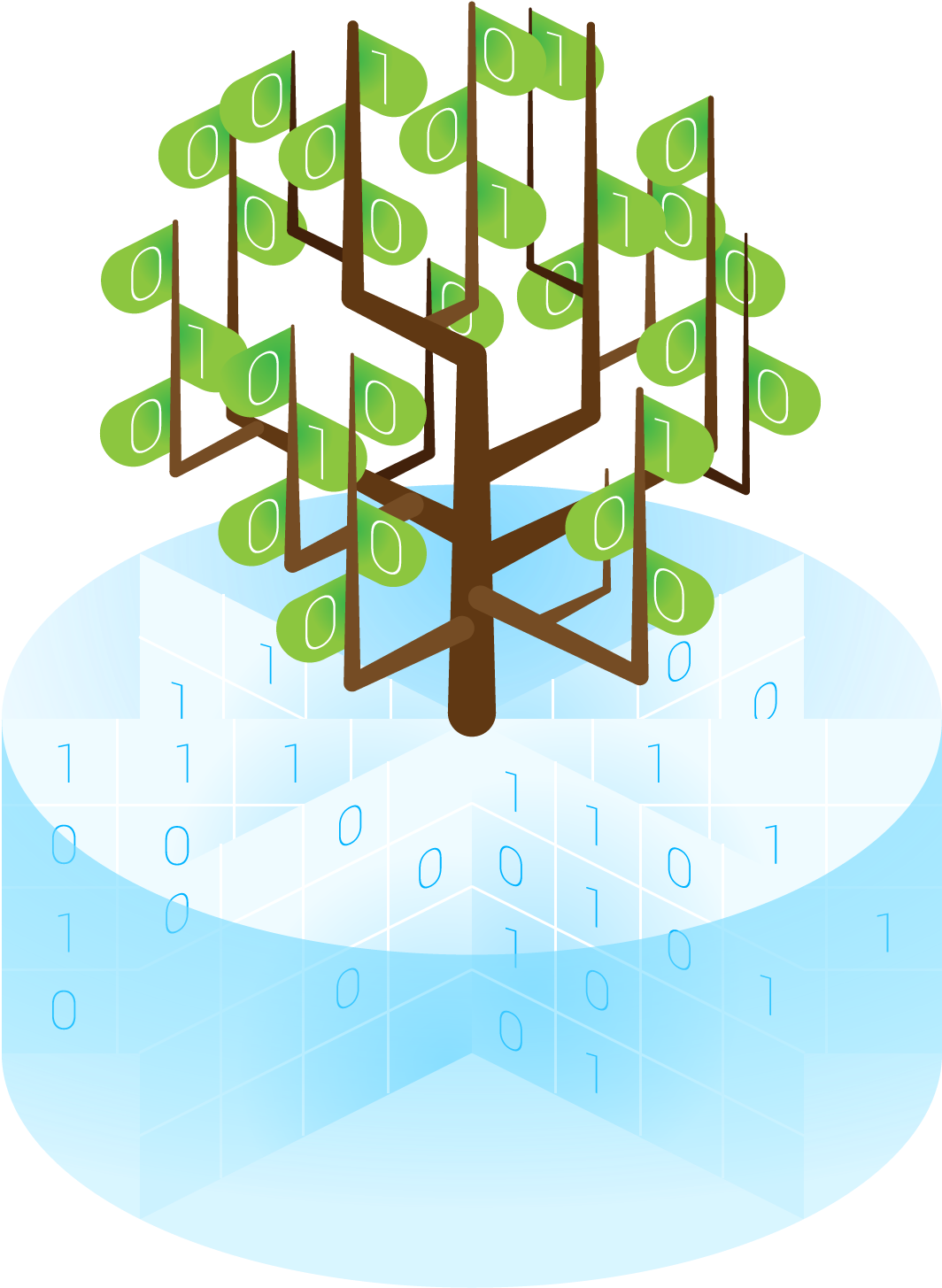 Postgresql And Rails, Sitting In A Tree - Christmas Tree (1800x1500)