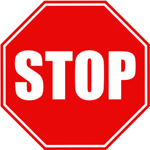 Stop Sign Clipart - Many Sides On A Stop Sign (512x309)